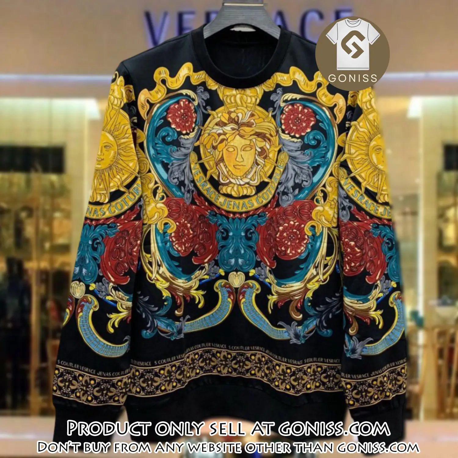 Versace luxury ugly sweater for winter lzu1417 gn0937456
